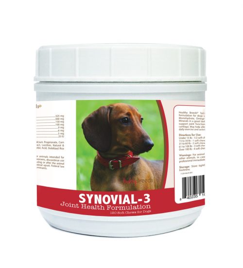 Healthy Breeds 840235105817 Dachshund Synovial-3 Joint Health Formulation 120 Count