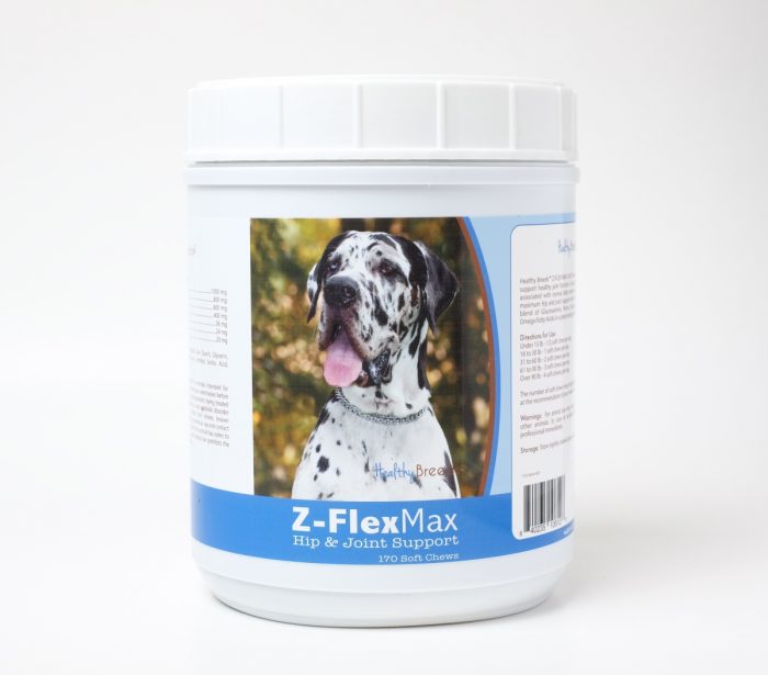 Healthy Breeds 840235106128 Great Dane Z-Flex Max Hip & Joint Soft Chews - 170 count
