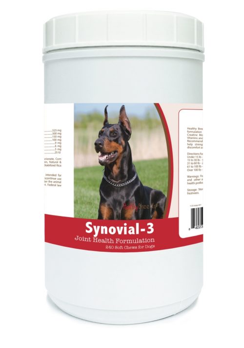 Healthy Breeds 840235106463 Doberman Pinscher Synovial-3 Joint Health Formulation - 240 count