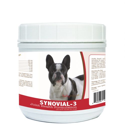 Healthy Breeds 840235107163 French Bulldog Synovial-3 Joint Health Formulation - 120 count