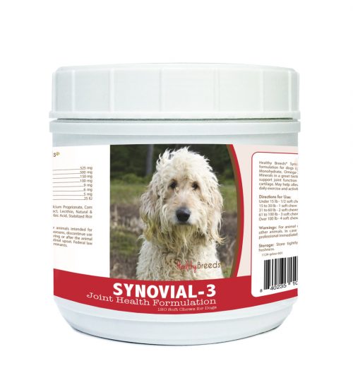 Healthy Breeds 840235107446 Goldendoodle Synovial-3 Joint Health Formulation - 120 count