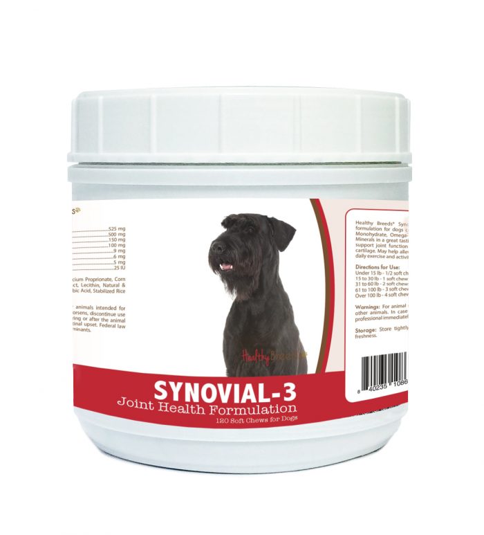 Healthy Breeds 840235108696 Giant Schnauzer Synovial-3 Joint Health Formulation - 120 Count