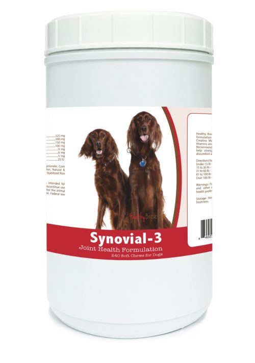 Healthy Breeds 840235109273 Irish Setter Synovial-3 Joint Health Formulation - 240 Count