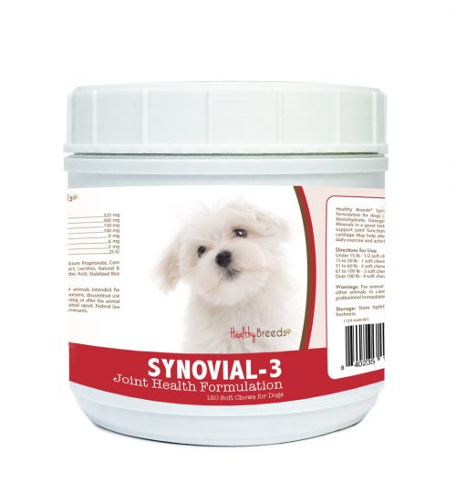 Healthy Breeds 840235110651 Maltese Synovial-3 Joint Health Formulation - 120 Count