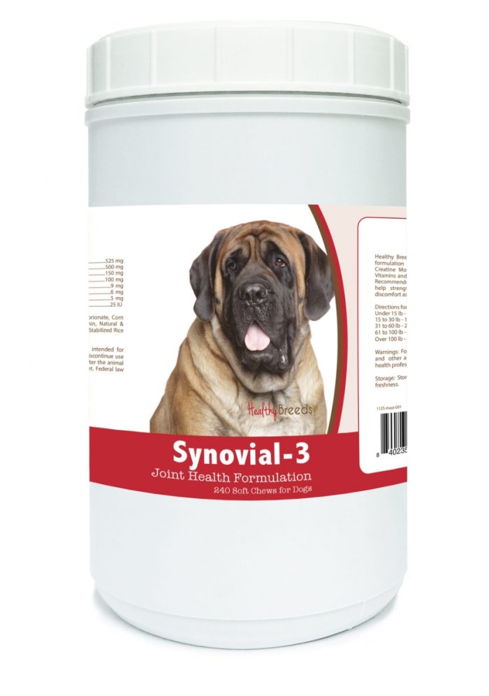Healthy Breeds 840235110828 Mastiff Synovial-3 Joint Health Formulation - 240 Count