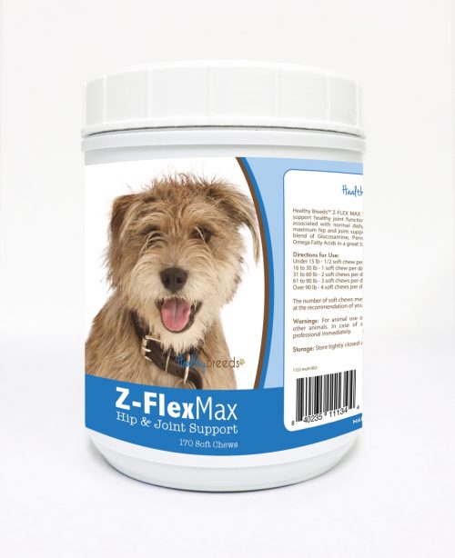 Healthy Breeds 840235111344 Z-Flex Max Hip & Joint Soft Chews - 170 Count