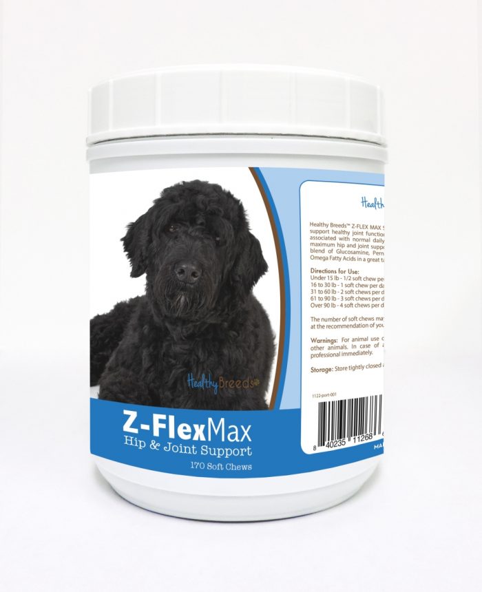 Healthy Breeds 840235112686 Portuguese Water Dog Z-Flex Max Hip & Joint Soft Chews - 170 Count