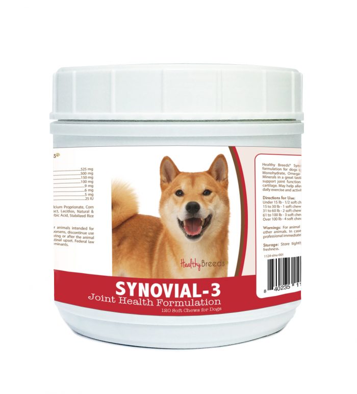 Healthy Breeds 840235114789 Shiba Inu Synovial-3 Joint Health Formulation 120 Count