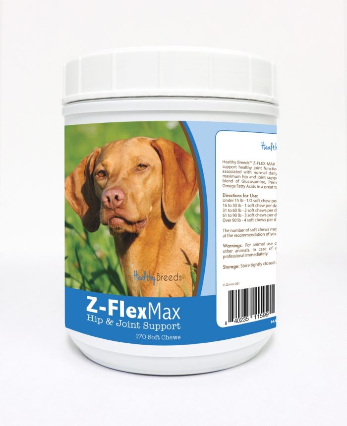 Healthy Breeds 840235115991 Vizsla Z-Flex Max Hip & Joint Soft Chews 170 Count