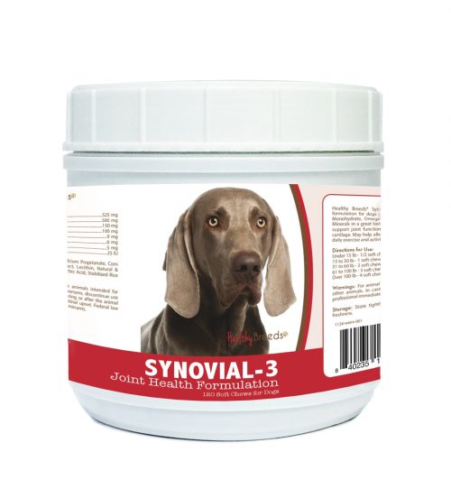 Healthy Breeds 840235116165 Weimaraner Synovial-3 Joint Health Formulation 120 Count