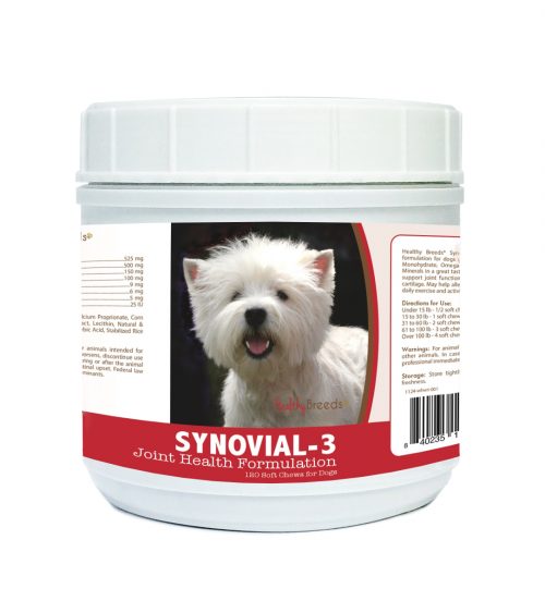 Healthy Breeds 840235116585 West Highland White Terrier Synovial-3 Joint Health Formulation 120 Count