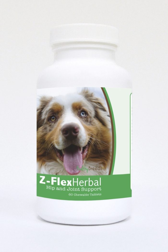 Healthy Breeds 840235118541 Australian Shepherd Natural Joint Support Chewable Tablets 60 Count