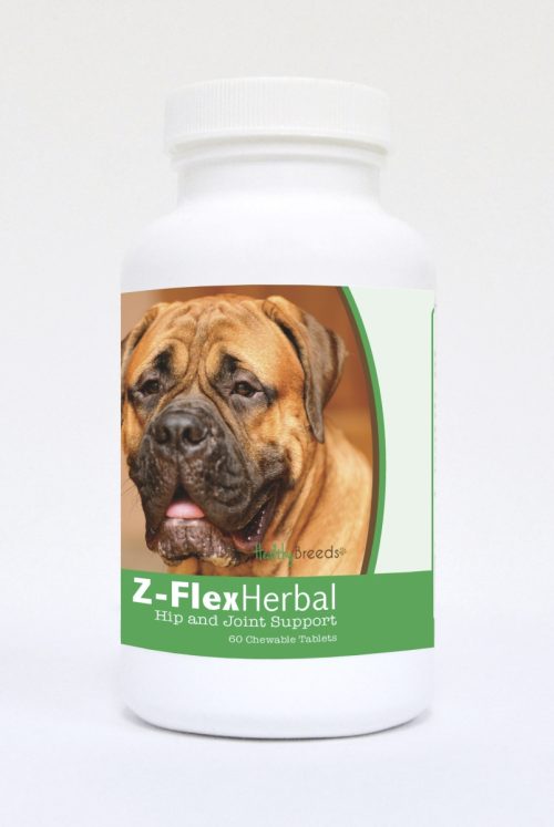 Healthy Breeds 840235119241 Bullmastiff Natural Joint Support Chewable Tablets - 60 Count