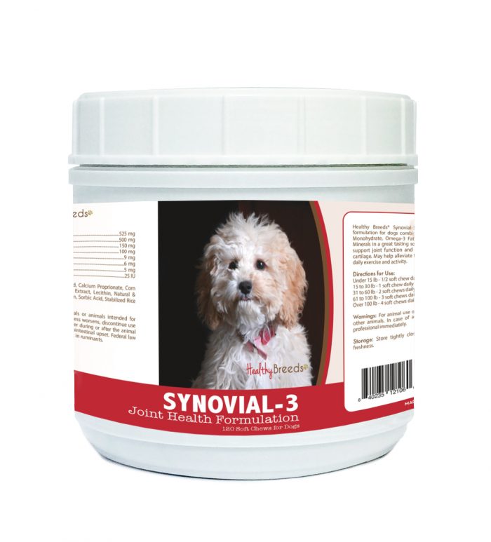 Healthy Breeds 840235121060 Cockapoo Synovial-3 Joint Health Formulation - 120 Count