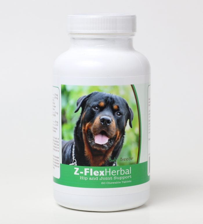 Healthy Breeds 840235124511 Rottweiler Natural Joint Support Chewable Tablets - 60 Count