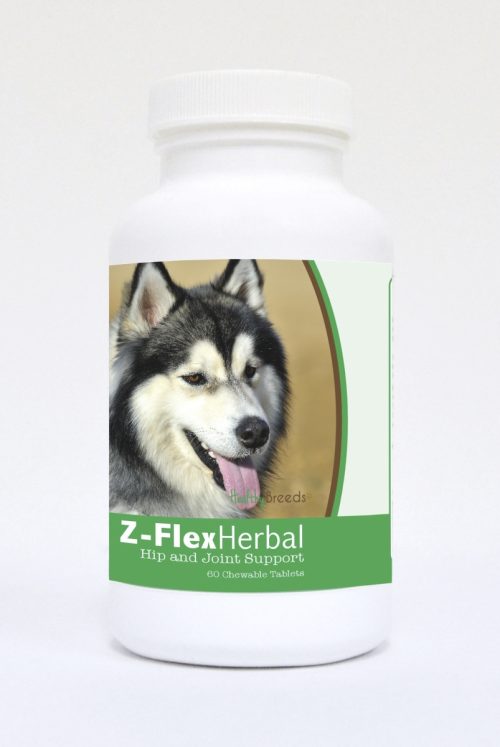 Healthy Breeds 840235124931 Siberian Husky Natural Joint Support Chewable Tablets - 60 Count