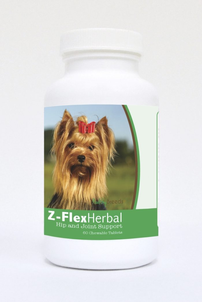 Healthy Breeds 840235126904 Yorkshire Terrier Natural Joint Support Chewable Tablets - 60 Count