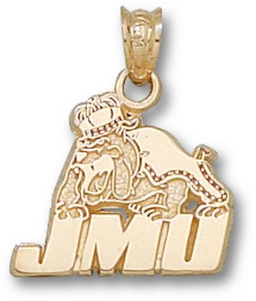 James Madison Dukes "JMU Bulldog" Pendant - 10KT Gold Jewelry