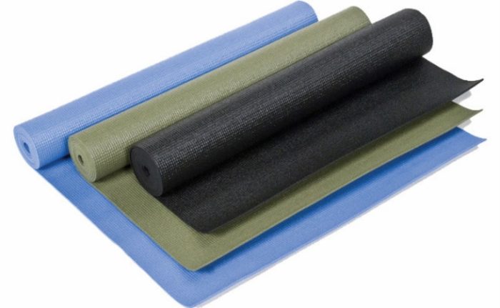 Jfit 80-8472-YGR 0.25 in. Elements Pilates Mat - Yellow and Green
