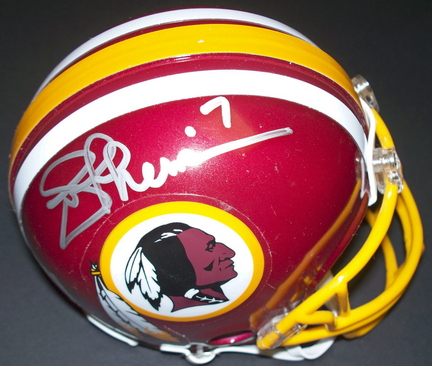 Joe Theismann Autographed Washington Redskins Riddell Mini Helmet