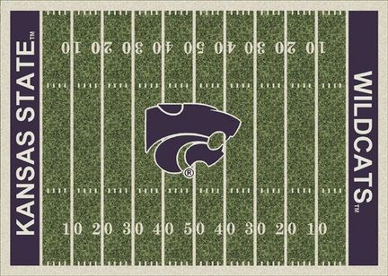 Kansas State Wildcats 3' 10" x 5' 4" Home Field Area Rug