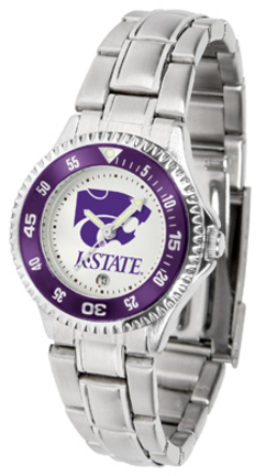 Kansas State Wildcats Competitor Ladies Watch with Steel Band