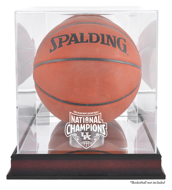 Kentucky Wildcats 2012 Men's NCAA National Champions Antique Mahogany Basketball Display Case