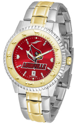 Louisville Cardinals Competitor AnoChrome Two Tone Watch