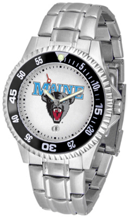Maine Black Bears Competitor Watch with a Metal Band