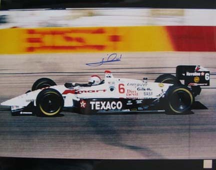 Mario Andretti Autographed "Texaco" 16" x 20" Photograph (Unframed)