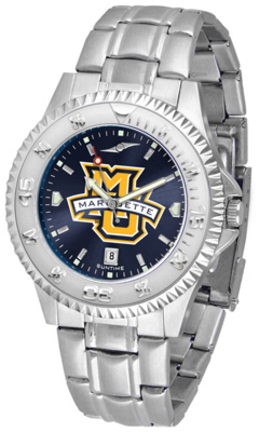 Marquette Golden Eagles Competitor AnoChrome Men's Watch with Steel Band