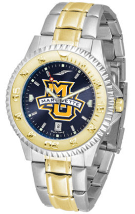 Marquette Golden Eagles Competitor AnoChrome Two Tone Watch