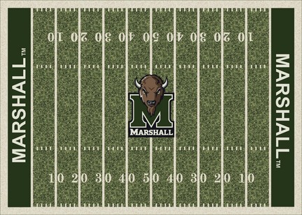 Marshall Thundering Herd 3' 10" x 5' 4" Home Field Area Rug