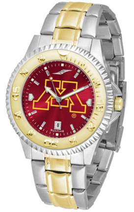 Minnesota Golden Gophers Competitor AnoChrome Two Tone Watch