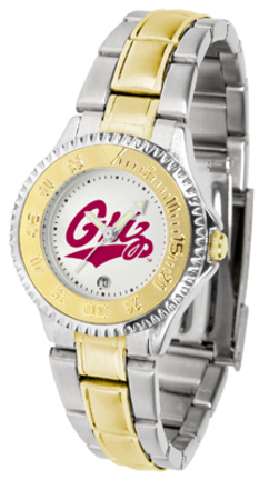 Montana Grizzlies Competitor Ladies Watch with Two-Tone Band