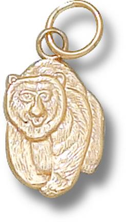 Montana Grizzlies "Grizzlie Bear" 1/2" Charm - 10KT Gold Jewelry
