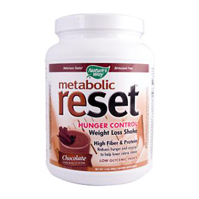 Natures Way 0796912 Metabolic ReSet Shake Mix Chocolate - 1.4 lbs