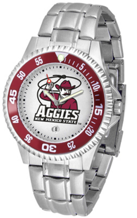 New Mexico State Aggies Competitor Watch with a Metal Band