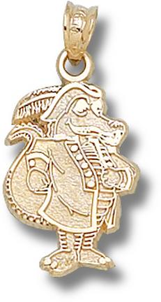 New Orleans Privateers "LaFitte Gator" Pendant - 10KT Gold Jewelry