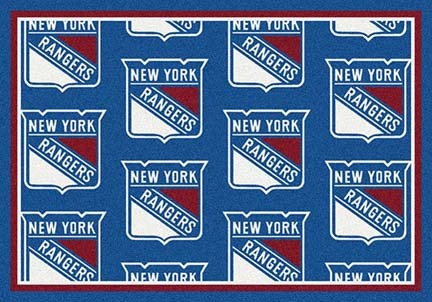 New York Rangers 2' 1" x 7' 8" Team Repeat Area Rug Runner