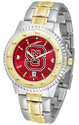 North Carolina State Wolfpack Competitor AnoChrome Two Tone Watch