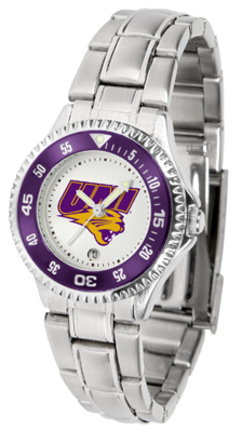 Northern Iowa Panthers Competitor Ladies Watch with Steel Band