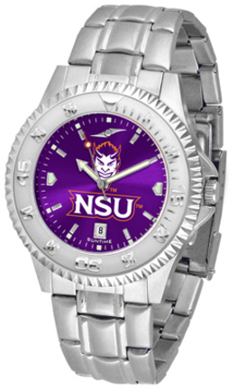 Northwestern State Demons Competitor AnoChrome Men's Watch with Steel Band