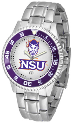 Northwestern State Demons Competitor Men's Watch with Steel Band