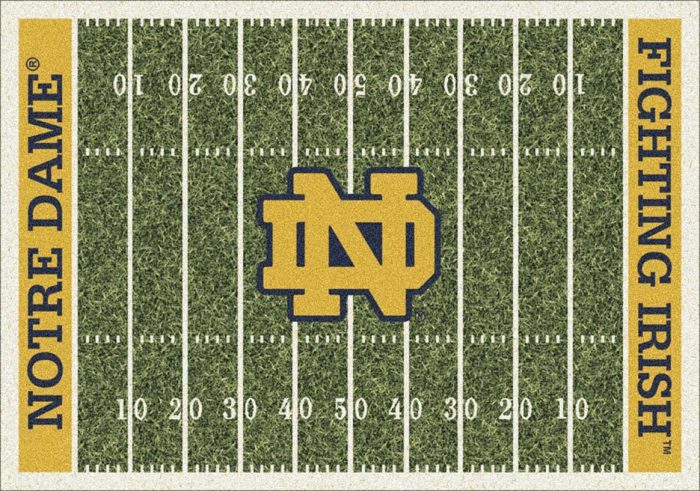 Notre Dame Fighting Irish 3' 10" x 5' 4" Home Field Area Rug