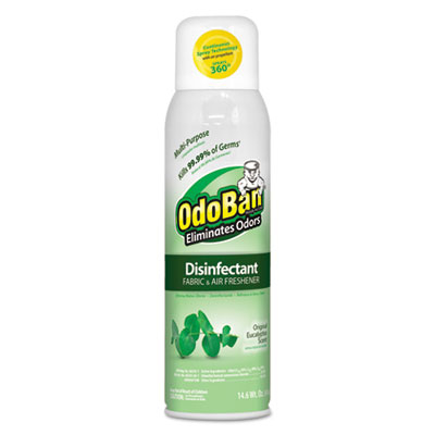 ODO 91000114A12 14 oz Disinfectant-Fabric & Air Freshener 360 Spray Eucalyptus
