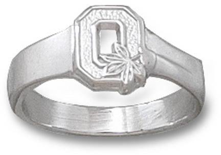 Ohio State Buckeyes Block "O" Ladies' Ring Size 6 1/2 - Sterling Silver Jewelry