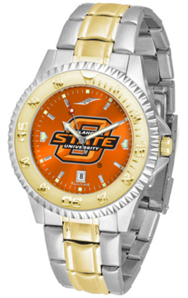 Oklahoma State Cowboys Competitor AnoChrome Two Tone Watch