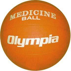Olympia Sports BA803P Rubber Medicine Ball - 5K - 11-12 lbs. - orange