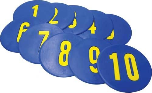 Olympia Sports GE490P Numbered Poly Spots No. 1-10
